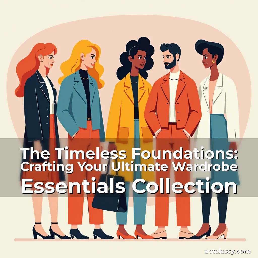 Artistic representation for The Timeless Foundations: Crafting Your Ultimate Wardrobe Essentials Collection