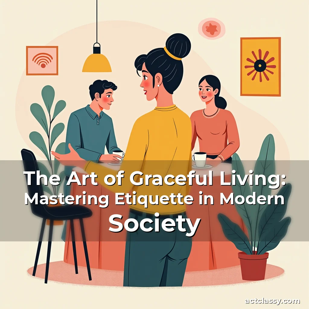 Artistic representation for The Art of Graceful Living: Mastering Etiquette in Modern Society