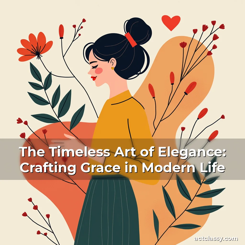 Artistic representation for The Timeless Art of Elegance: Crafting Grace in Modern Life