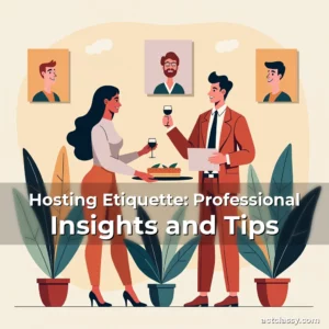 Artistic representation for Hosting Etiquette: Professional Insights and Tips
