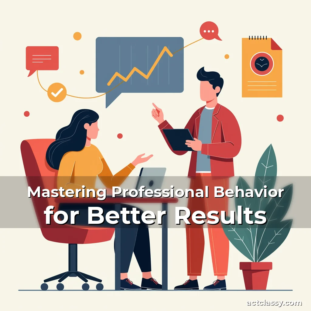 Artistic representation for Mastering Professional Behavior for Better Results