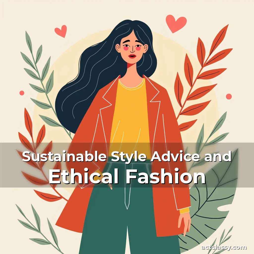 Artistic representation for Sustainable Style Advice and Ethical Fashion