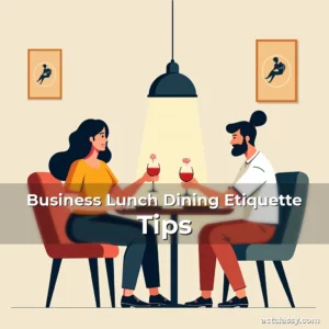 Artistic representation for Business Lunch Dining Etiquette Tips