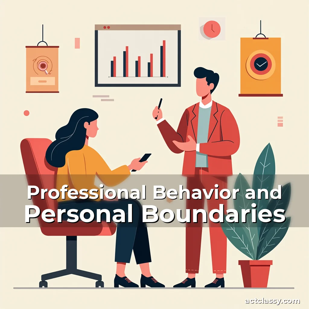 Artistic representation for Professional Behavior and Personal Boundaries