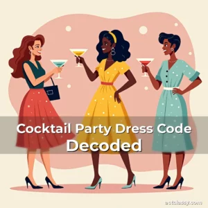 Artistic representation for Cocktail Party Dress Code Decoded