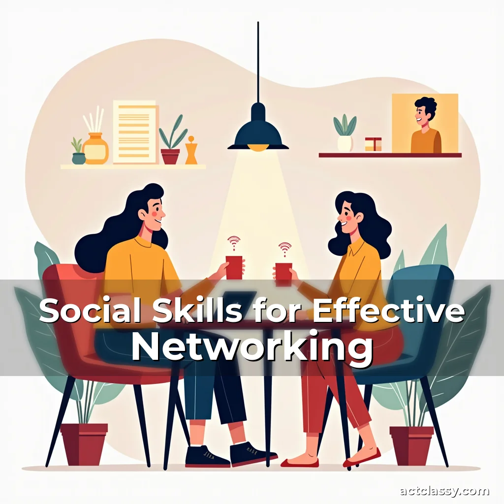 Artistic representation for Social Skills for Effective Networking