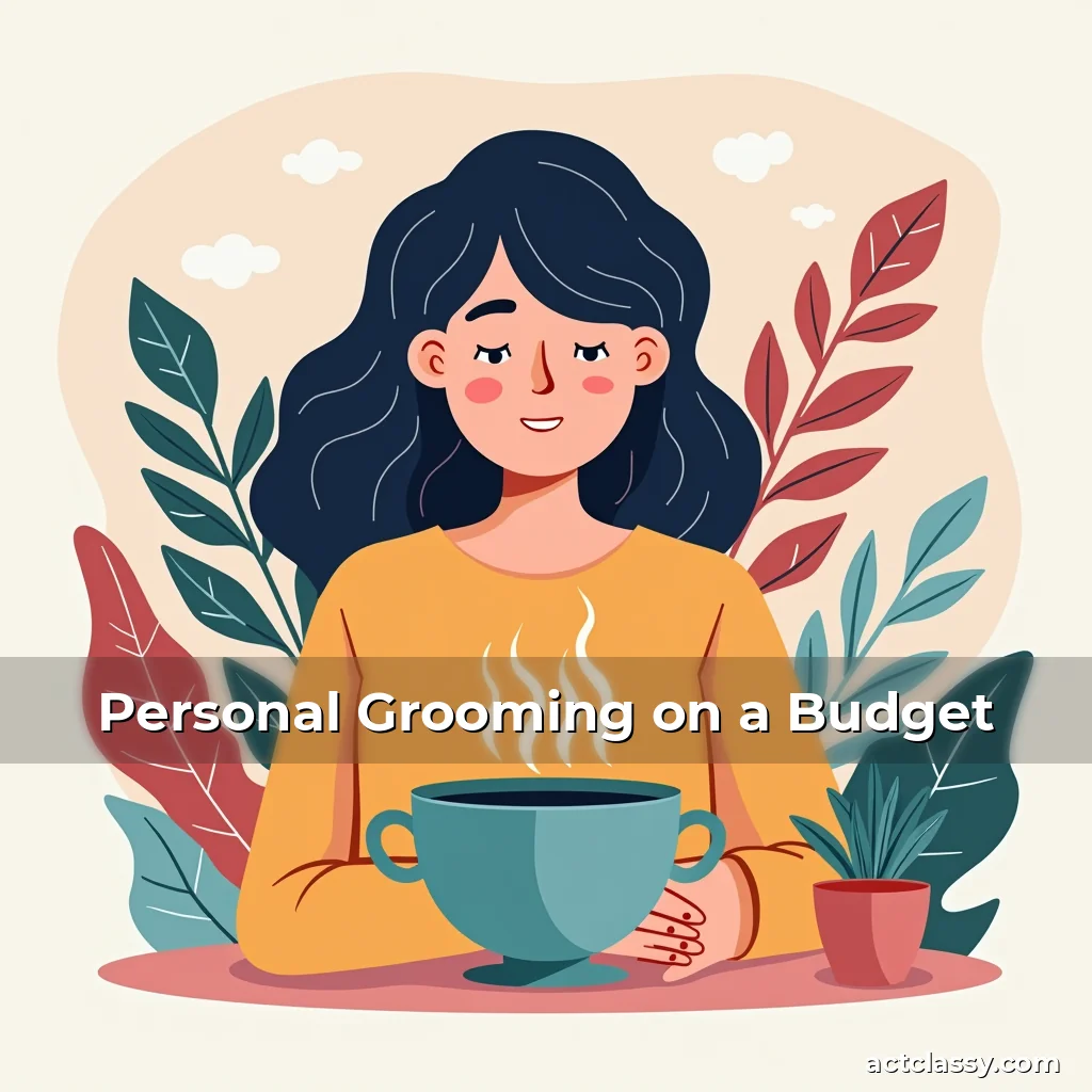 Artistic representation for Personal Grooming on a Budget