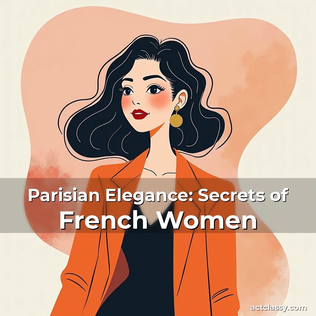 Artistic representation for Parisian Elegance: Secrets of French Women