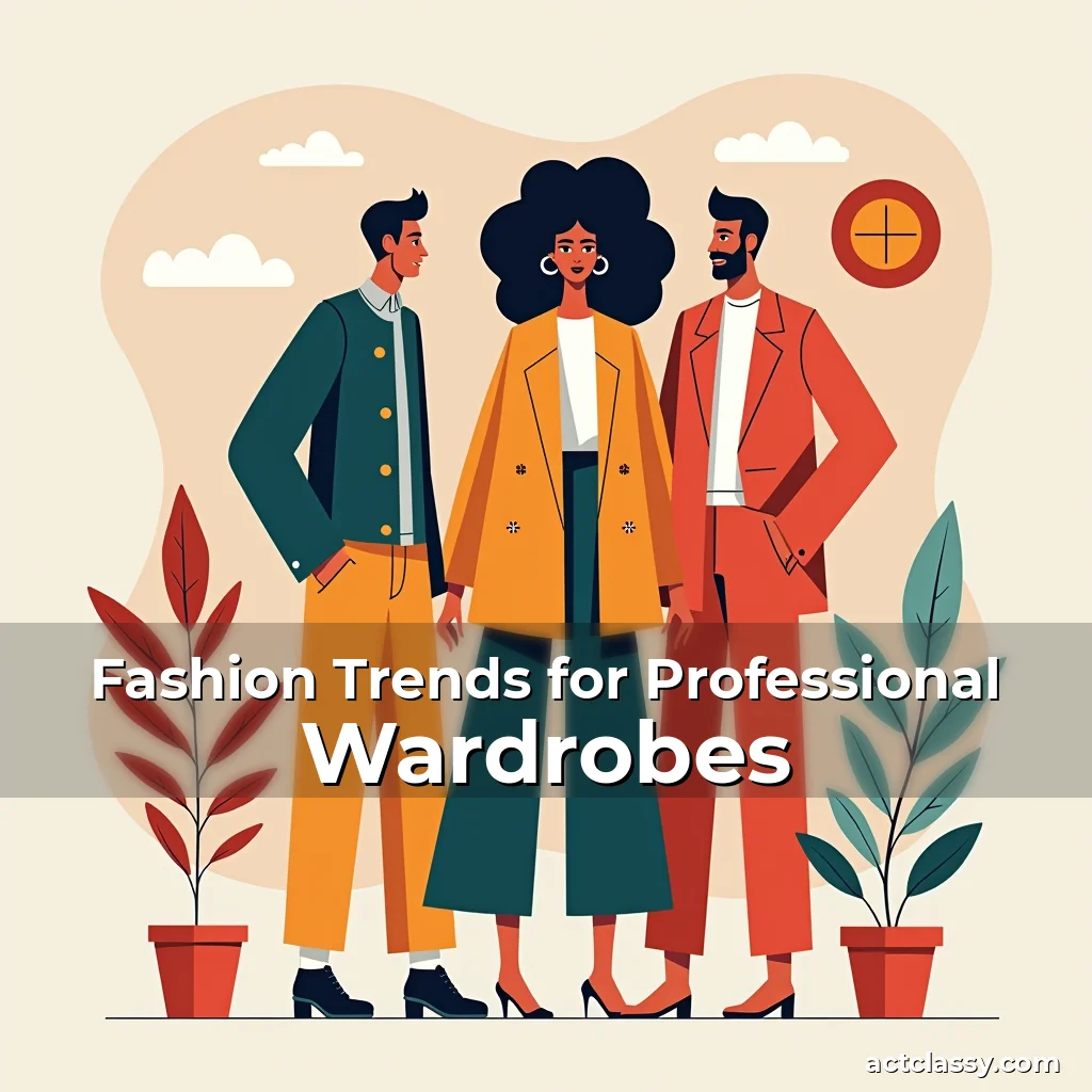 Artistic representation for Fashion Trends for Professional Wardrobes