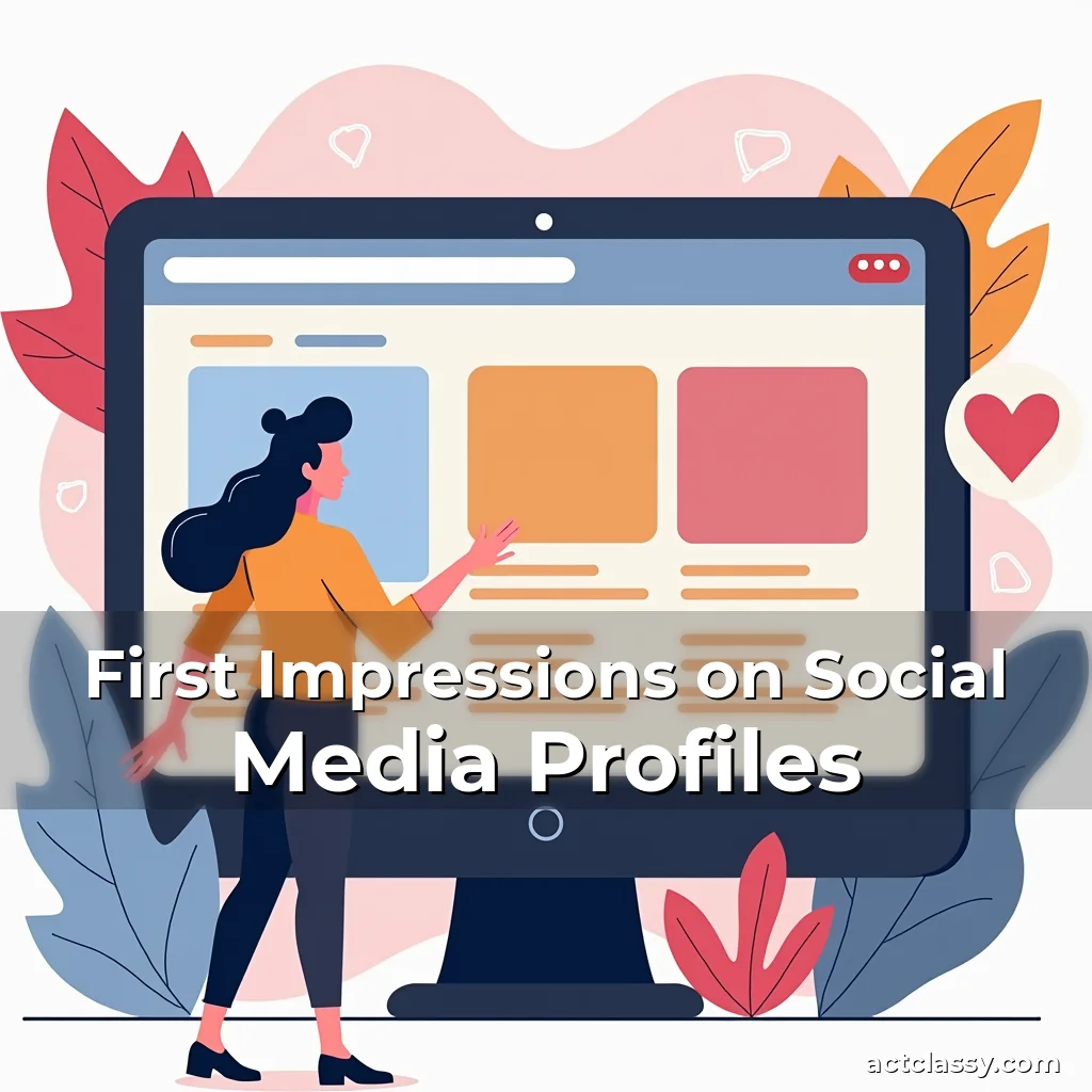 Artistic representation for First Impressions on Social Media Profiles