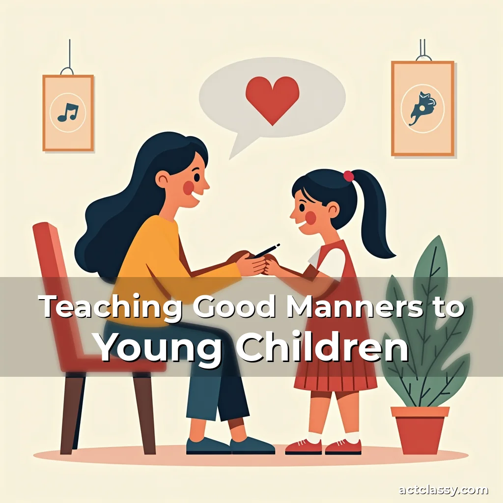 Artistic representation for Teaching Good Manners to Young Children