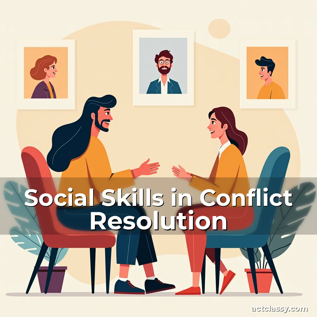 Artistic representation for Social Skills in Conflict Resolution
