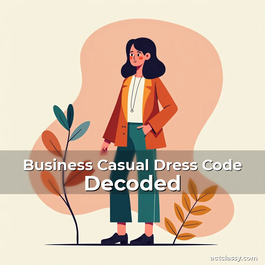 Artistic representation for Business Casual Dress Code Decoded