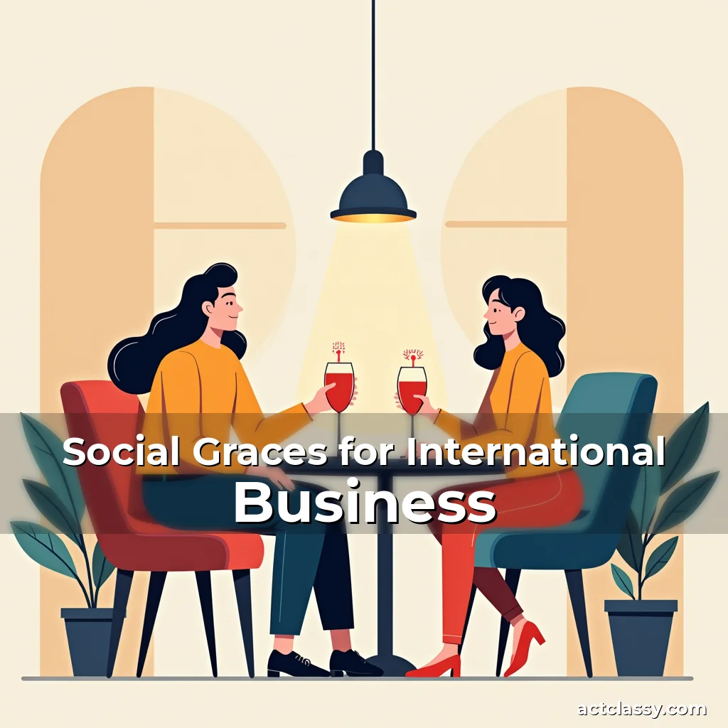 Artistic representation for Social Graces for International Business