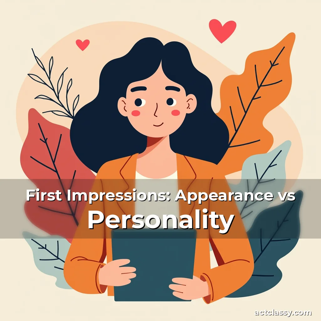 Artistic representation for First Impressions: Appearance vs Personality