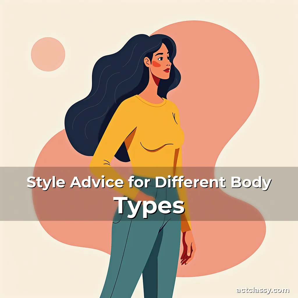 Artistic representation for Style Advice for Different Body Types