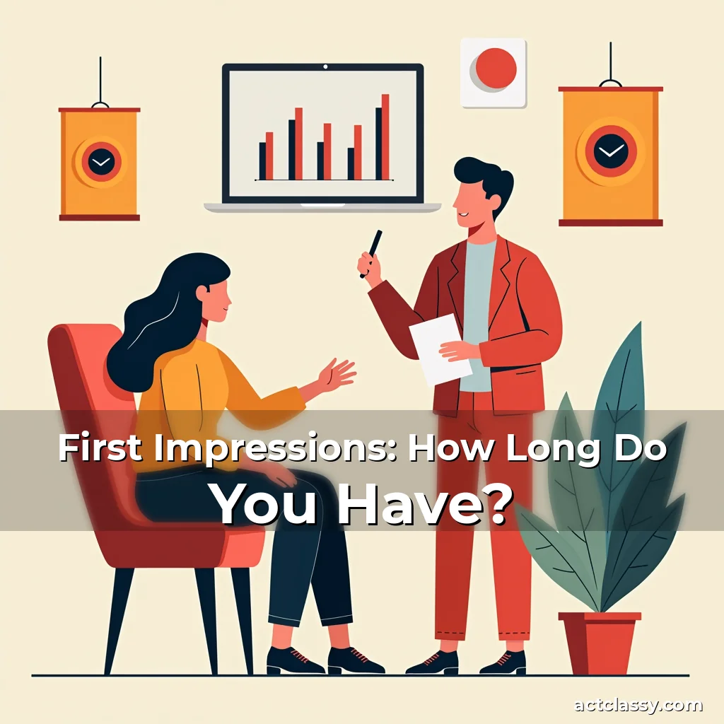 Artistic representation for First Impressions: How Long Do You Have?