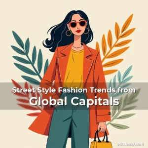 Artistic representation for Street Style Fashion Trends from Global Capitals