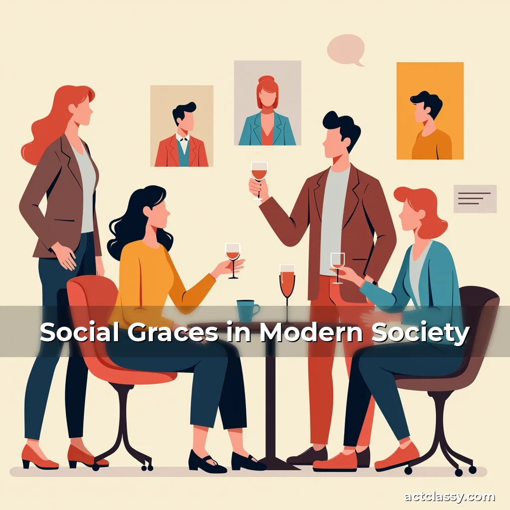 Artistic representation for Social Graces in Modern Society