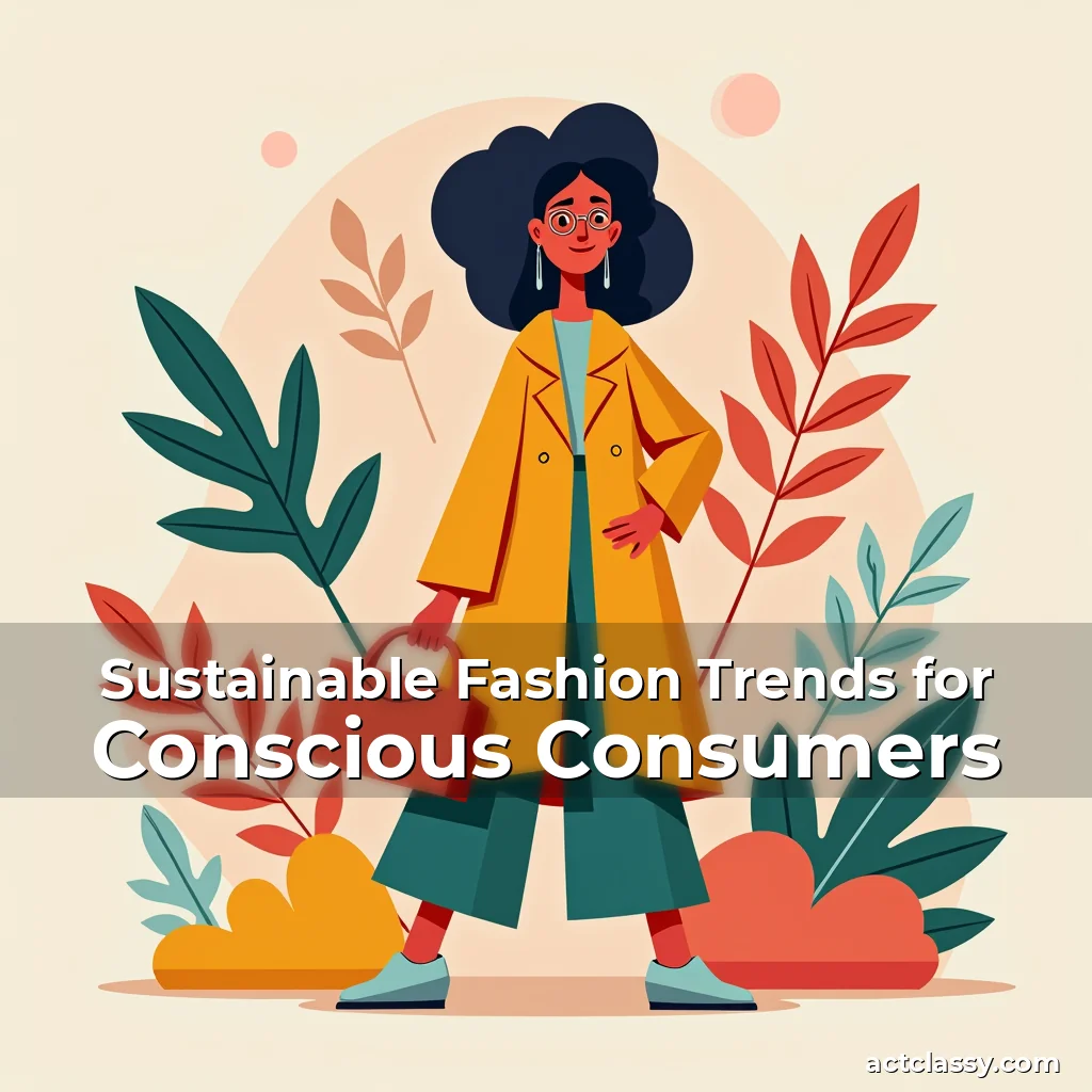 Artistic representation for Sustainable Fashion Trends for Conscious Consumers