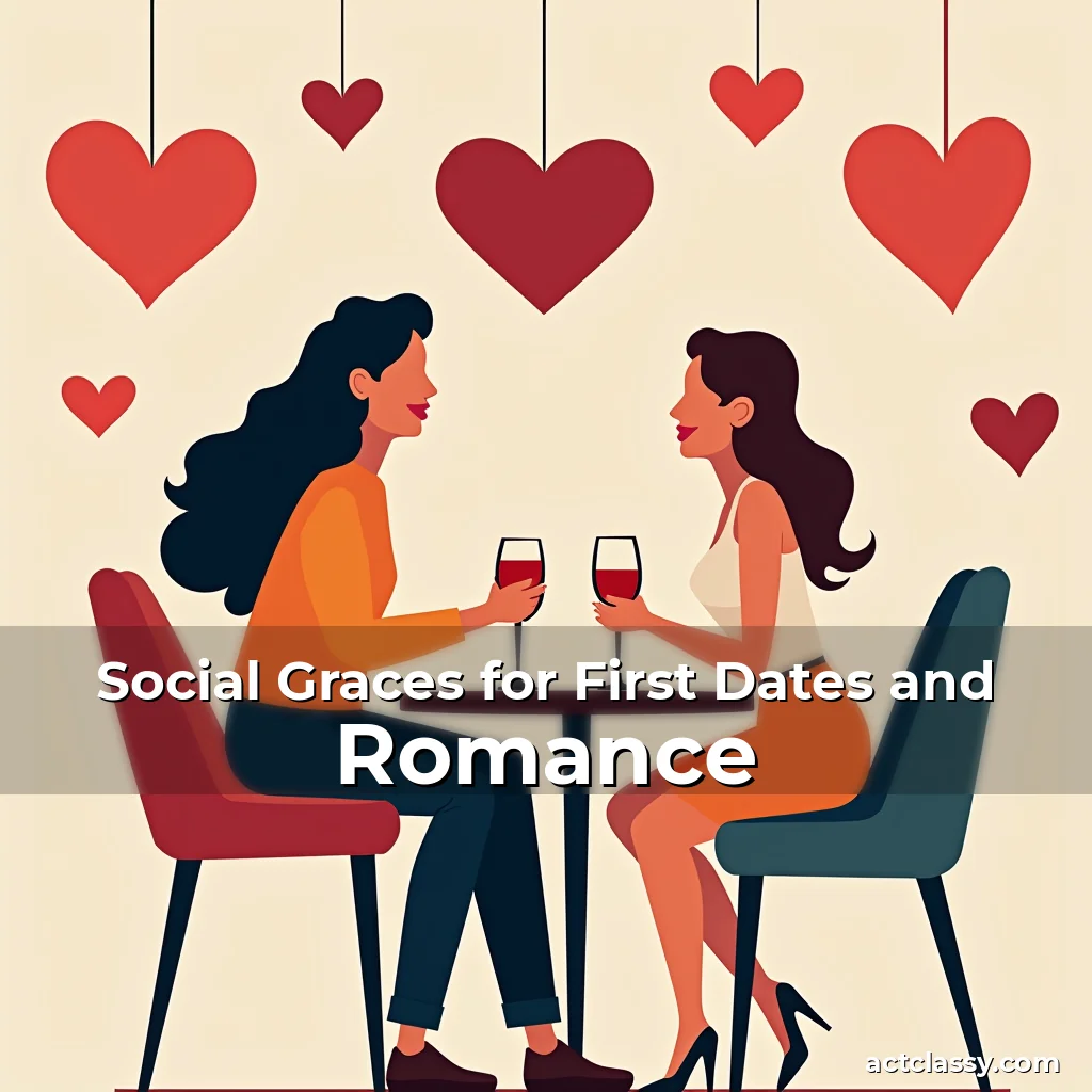 Artistic representation for Social Graces for First Dates and Romance