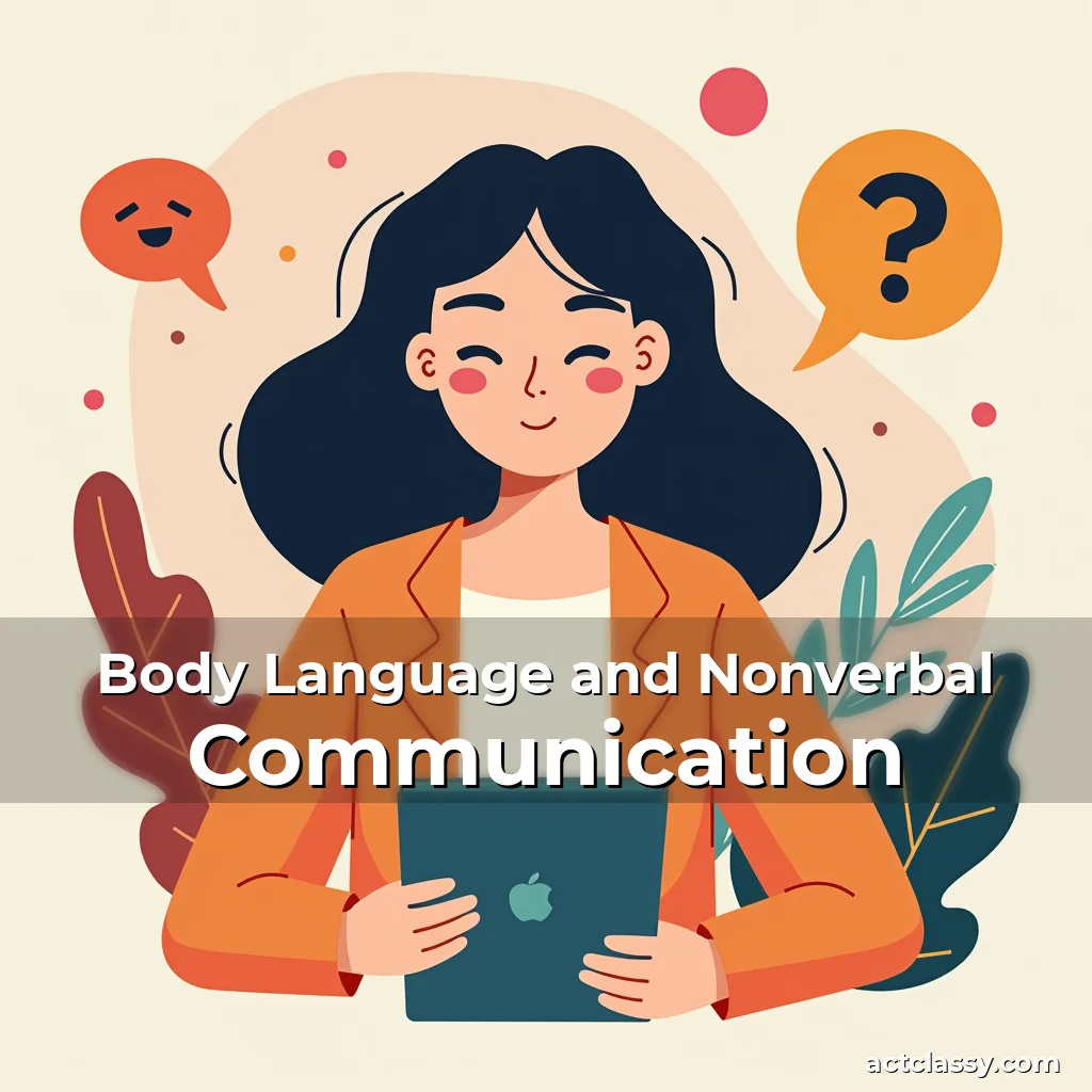 Artistic representation for Body Language and Nonverbal Communication