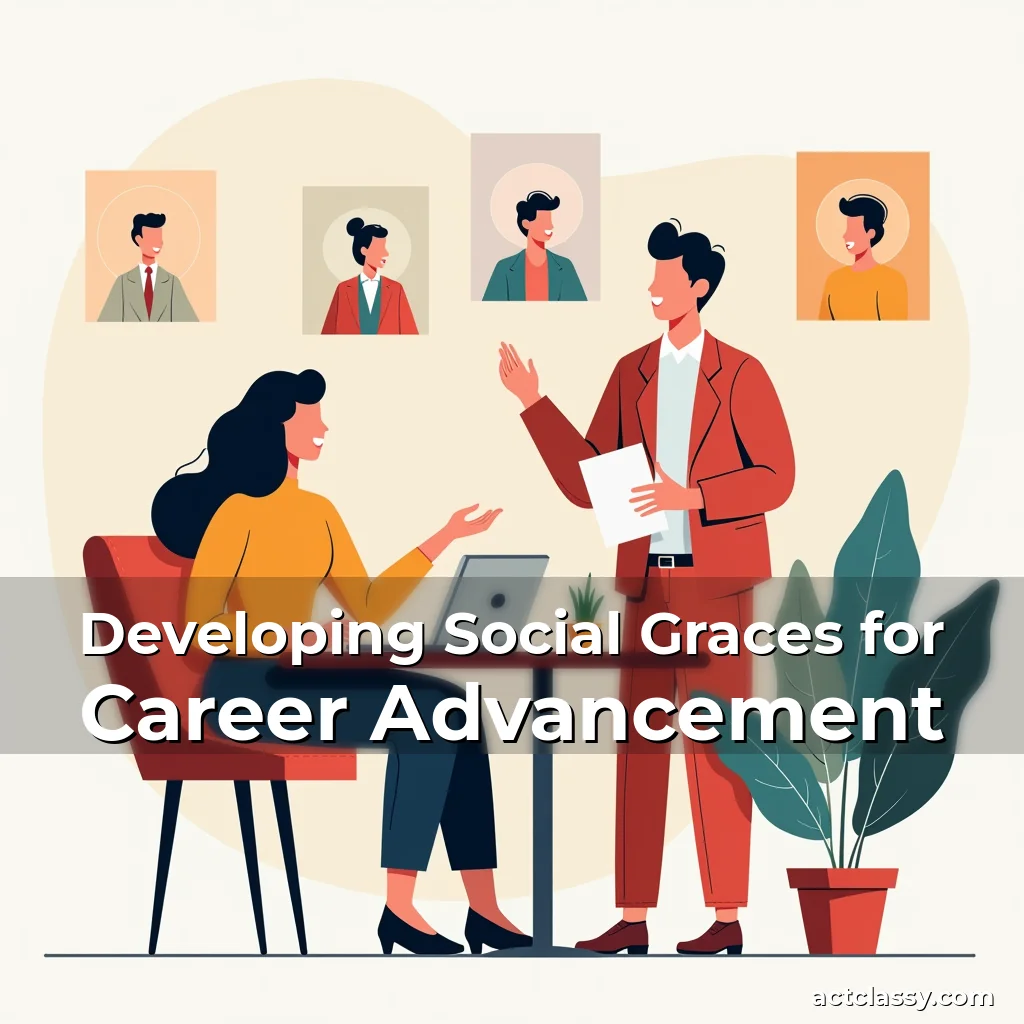 Artistic representation for Developing Social Graces for Career Advancement