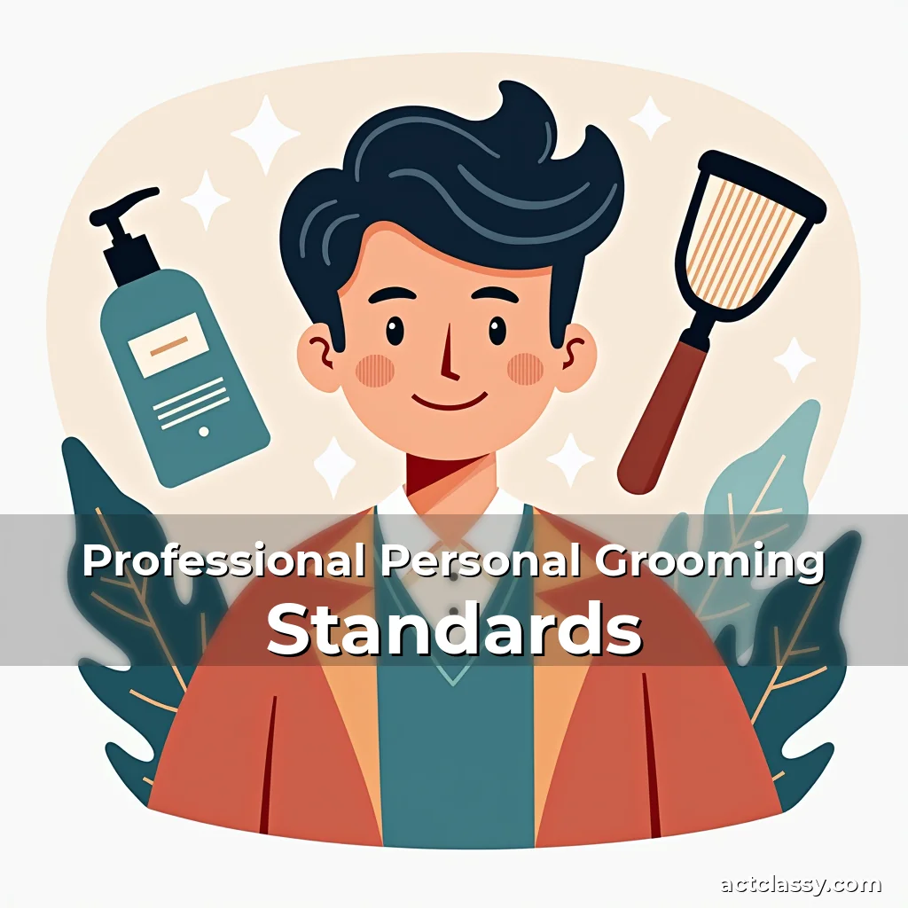 Artistic representation for Professional Personal Grooming Standards