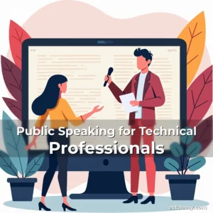Artistic representation for Public Speaking for Technical Professionals