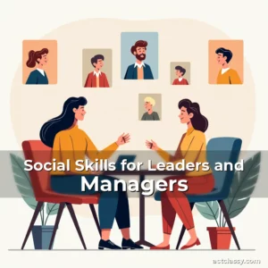 Artistic representation for Social Skills for Leaders and Managers