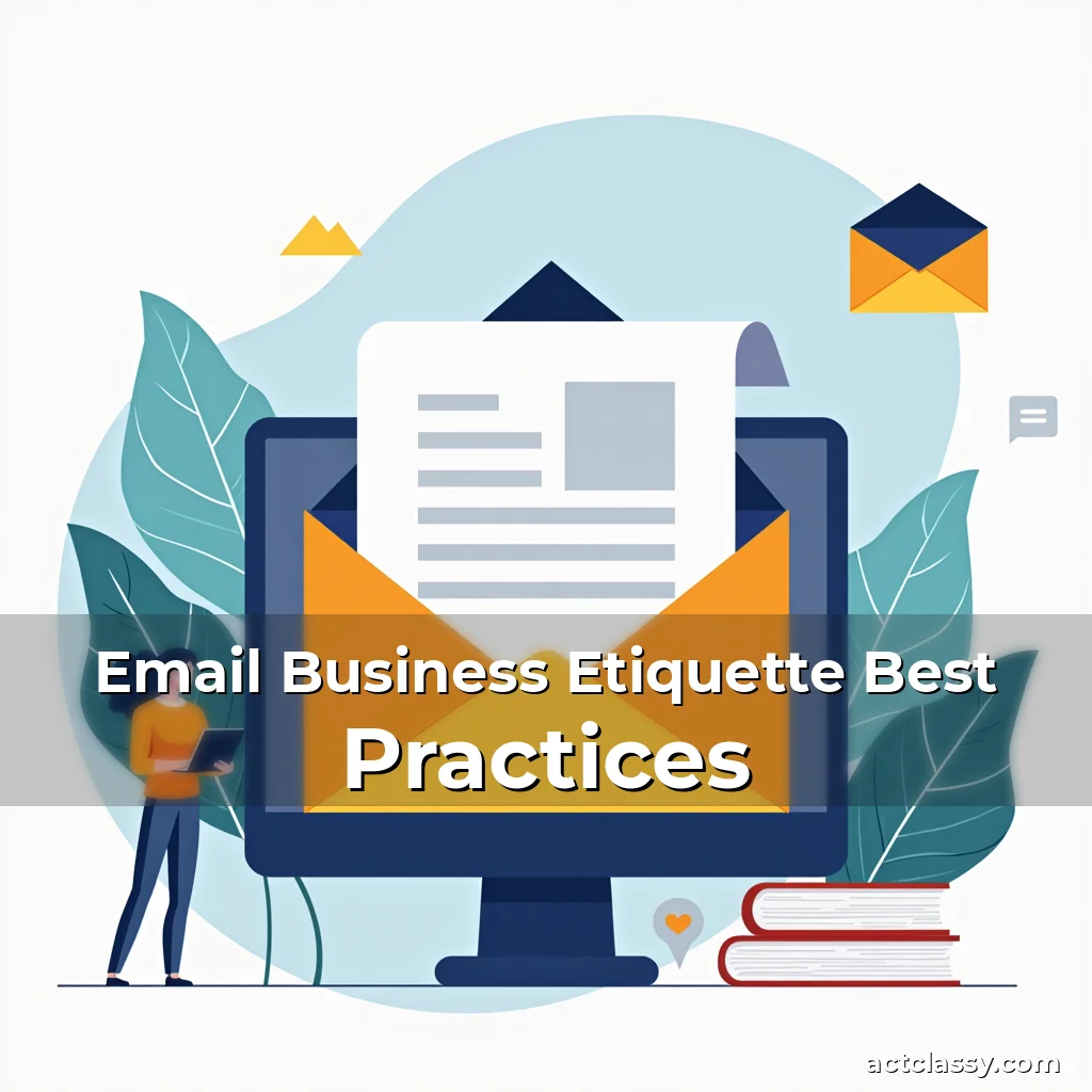 Artistic representation for Email Business Etiquette Best Practices