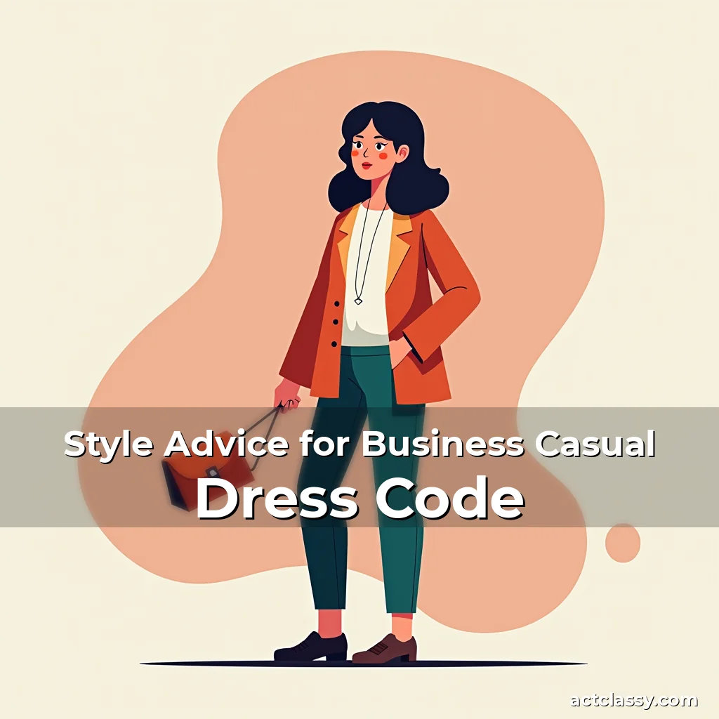 Artistic representation for Style Advice for Business Casual Dress Code