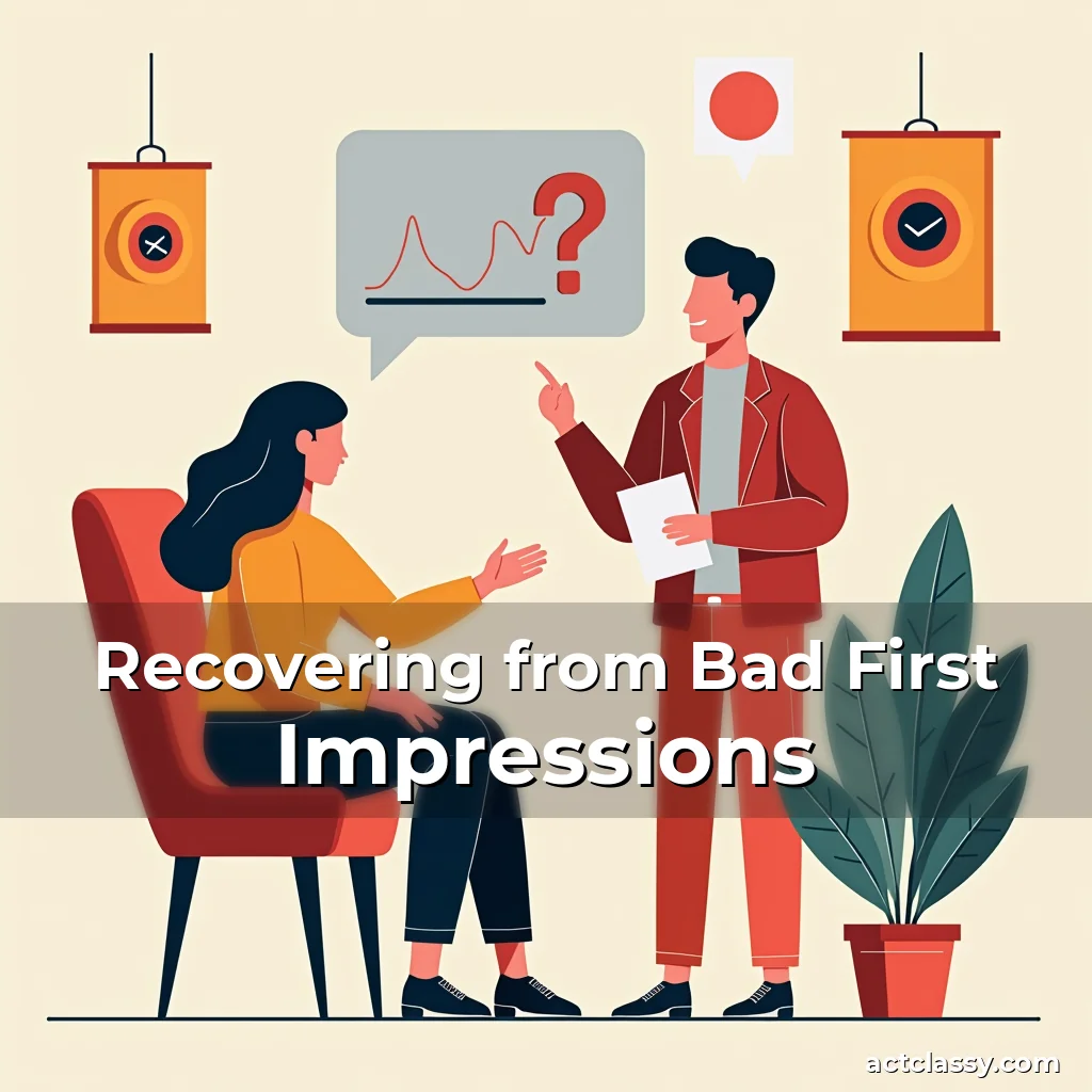 Artistic representation for Recovering from Bad First Impressions