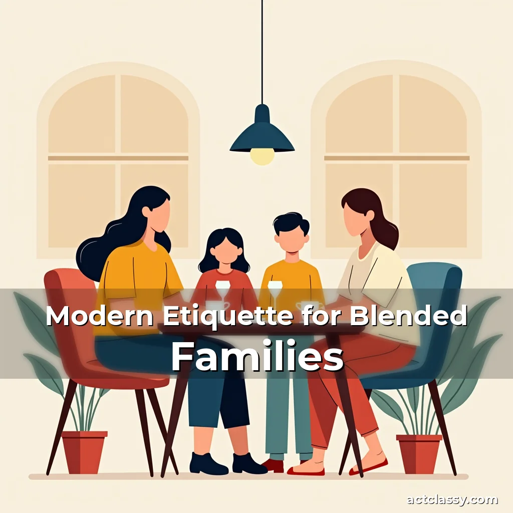 Artistic representation for Modern Etiquette for Blended Families