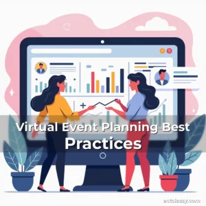Artistic representation for Virtual Event Planning Best Practices