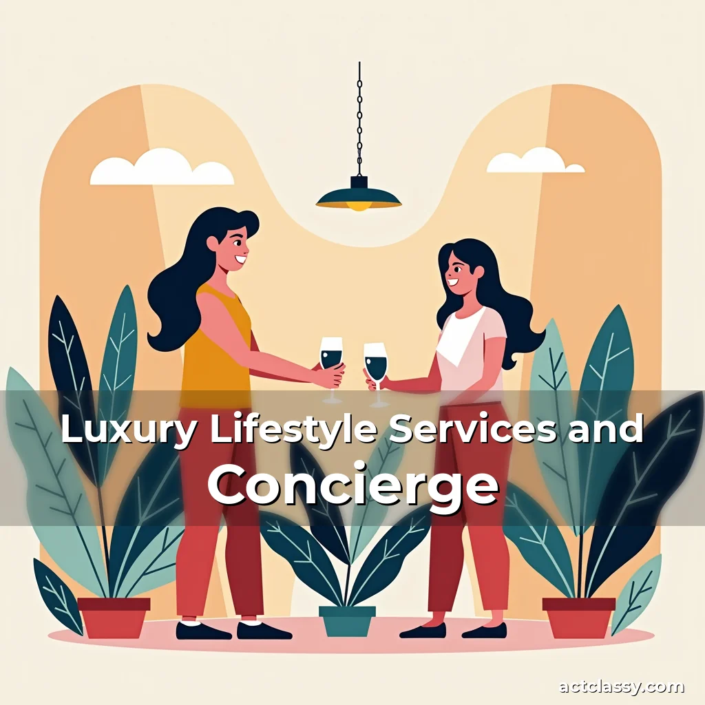 Artistic representation for Luxury Lifestyle Services and Concierge