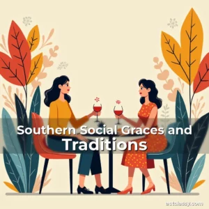 Artistic representation for Southern Social Graces and Traditions