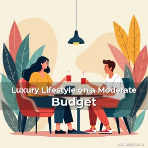 Artistic representation for Luxury Lifestyle on a Moderate Budget