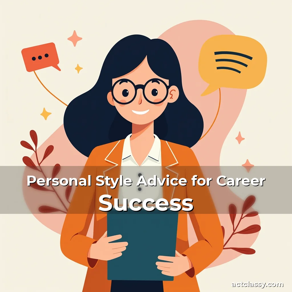 Artistic representation for Personal Style Advice for Career Success