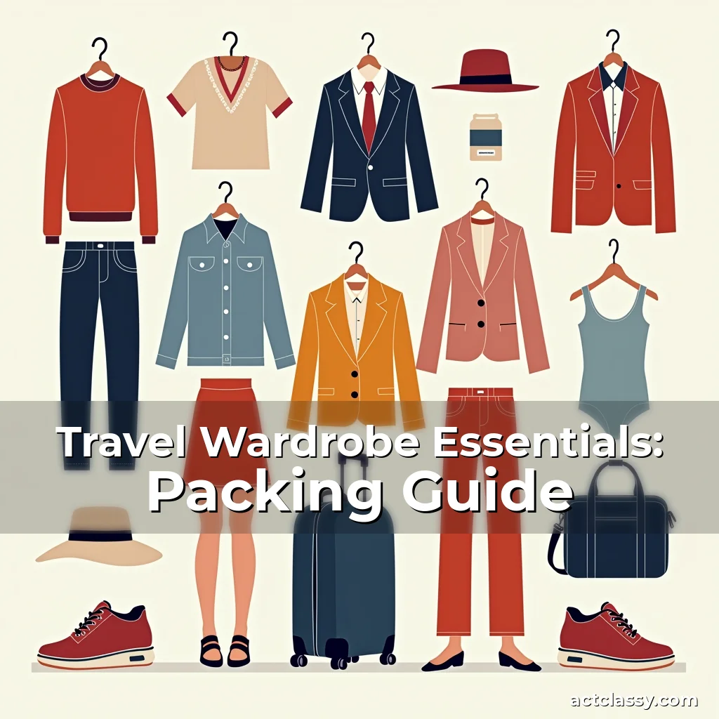 Artistic representation for Travel Wardrobe Essentials: Packing Guide