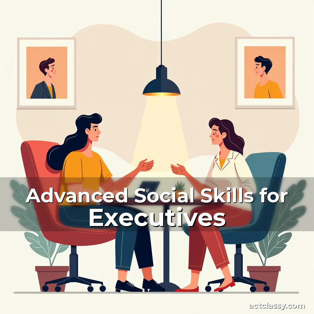 Artistic representation for Advanced Social Skills for Executives