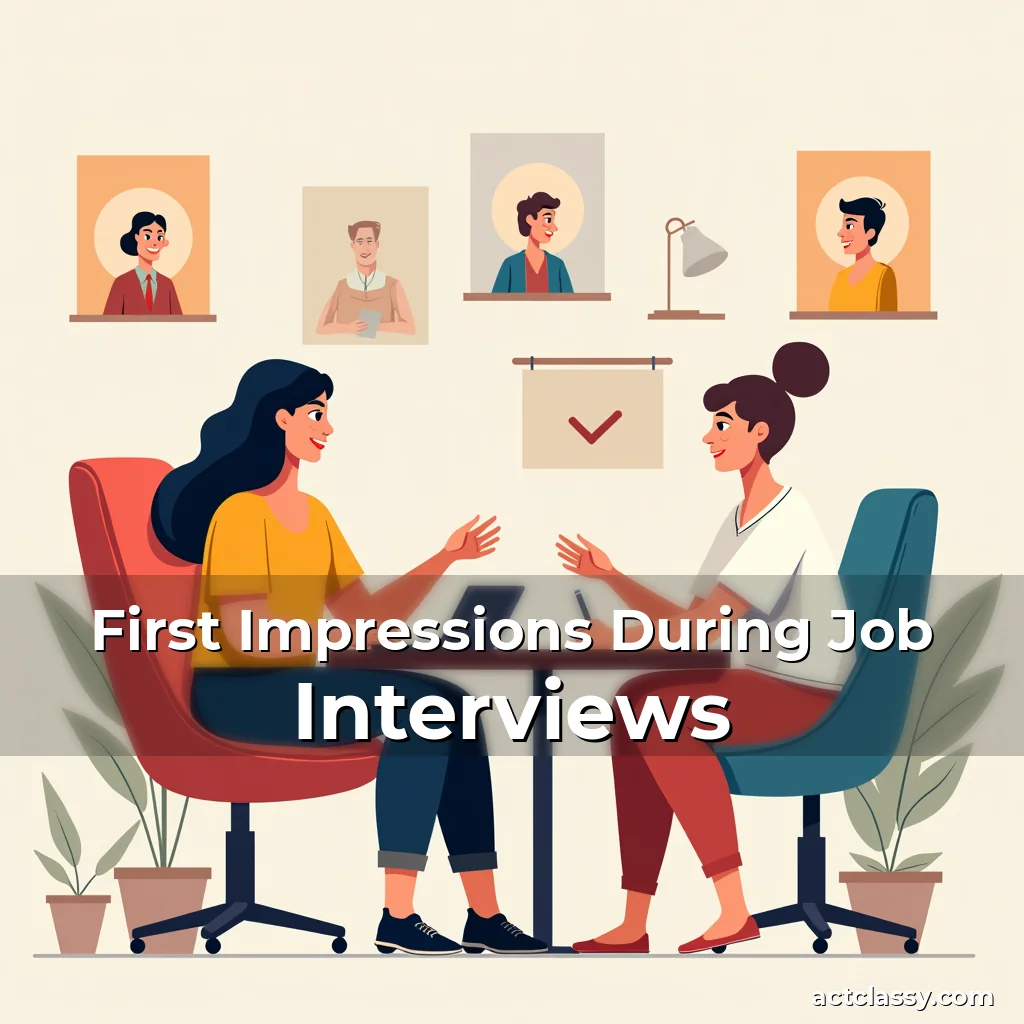 Artistic representation for First Impressions During Job Interviews