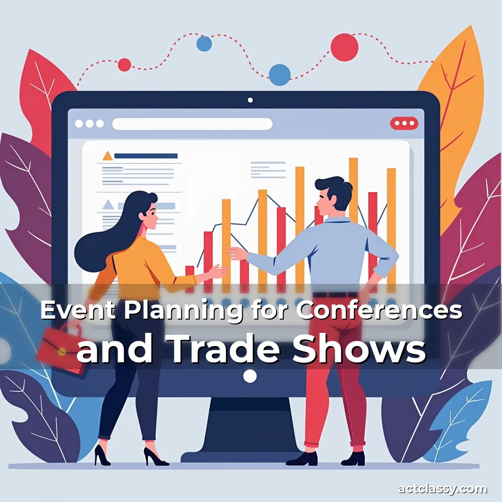 Artistic representation for Event Planning for Conferences and Trade Shows