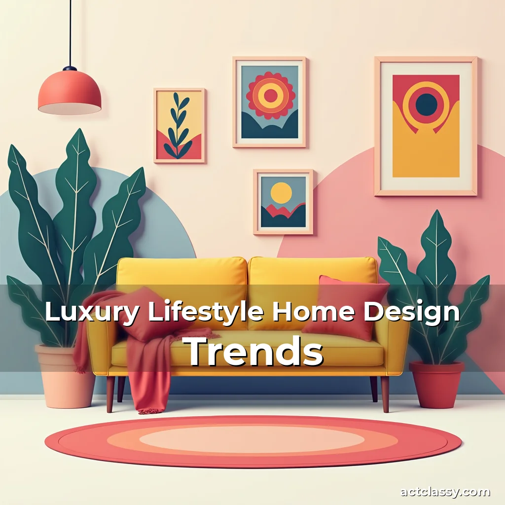 Artistic representation for Luxury Lifestyle Home Design Trends