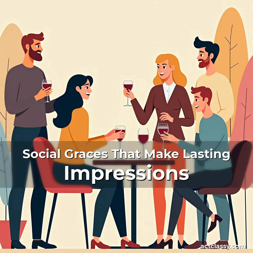 Artistic representation for Social Graces That Make Lasting Impressions