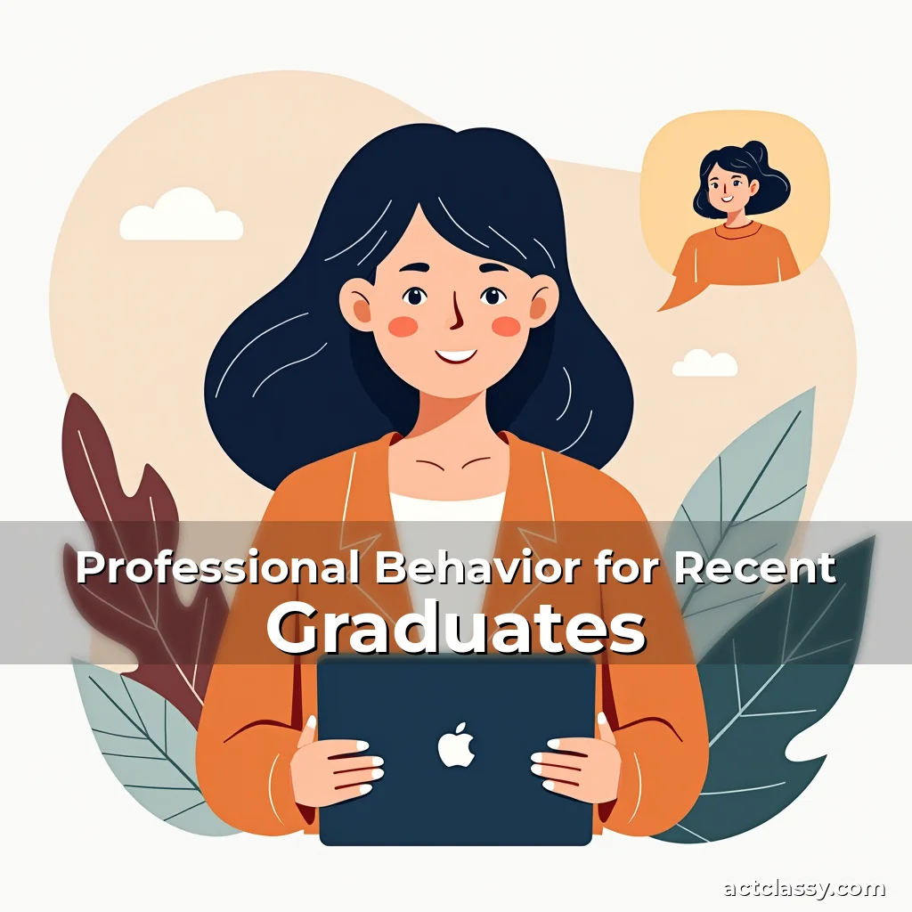 Artistic representation for Professional Behavior for Recent Graduates