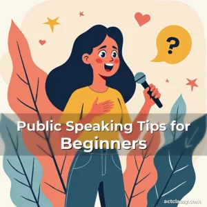 Artistic representation for Public Speaking Tips for Beginners